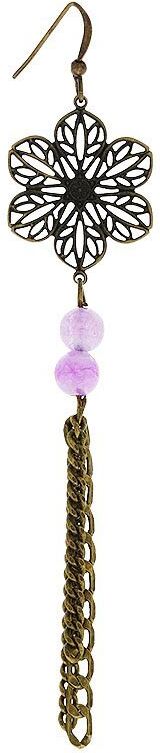 Jollia Boucles d'oreilles Art Nouveau (Mauve) - Secrets de cailloux