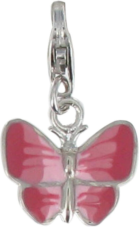 Les Poulettes Bijoux Charms Argent Papillon des Iles Emaillé - Classics