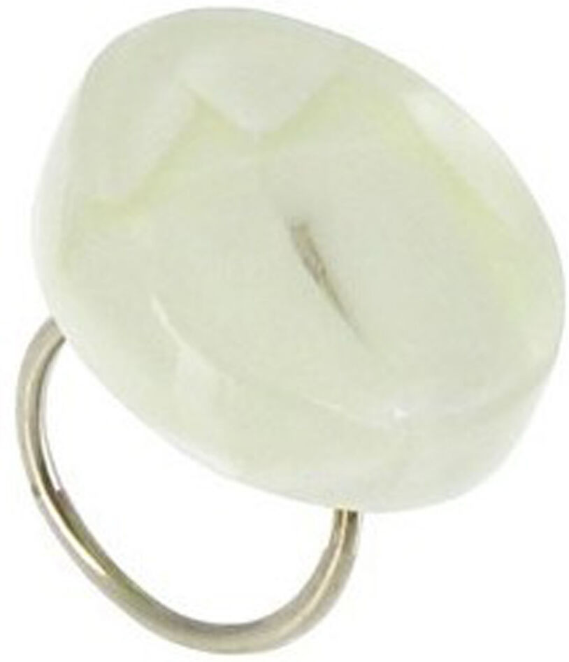 Les Poulettes Bijoux Bague Pâte de Verre Bonbons - Classics - Blanc