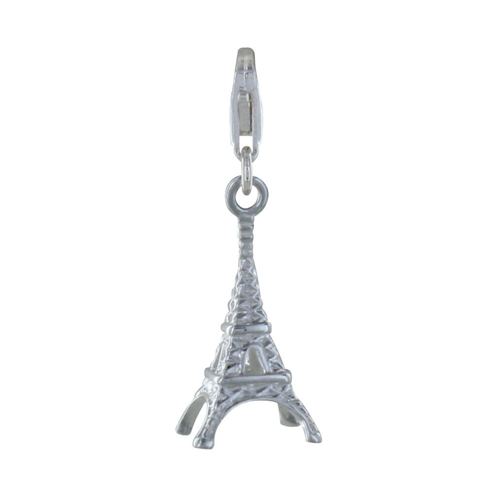 Les Poulettes Bijoux Charms Argent Tour Eiffel