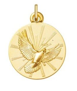 Orféva Médaille Colombe de l' Esprit Saint - Or Jaune