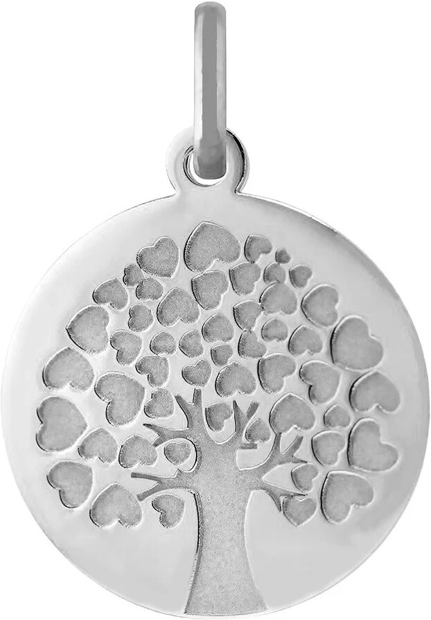 Orféva Médaille arbre de vie coeurs (Or Blanc)