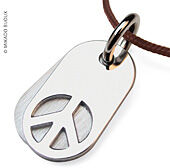 Mikado Pendentif Mikado Peace and Love - Woodstock