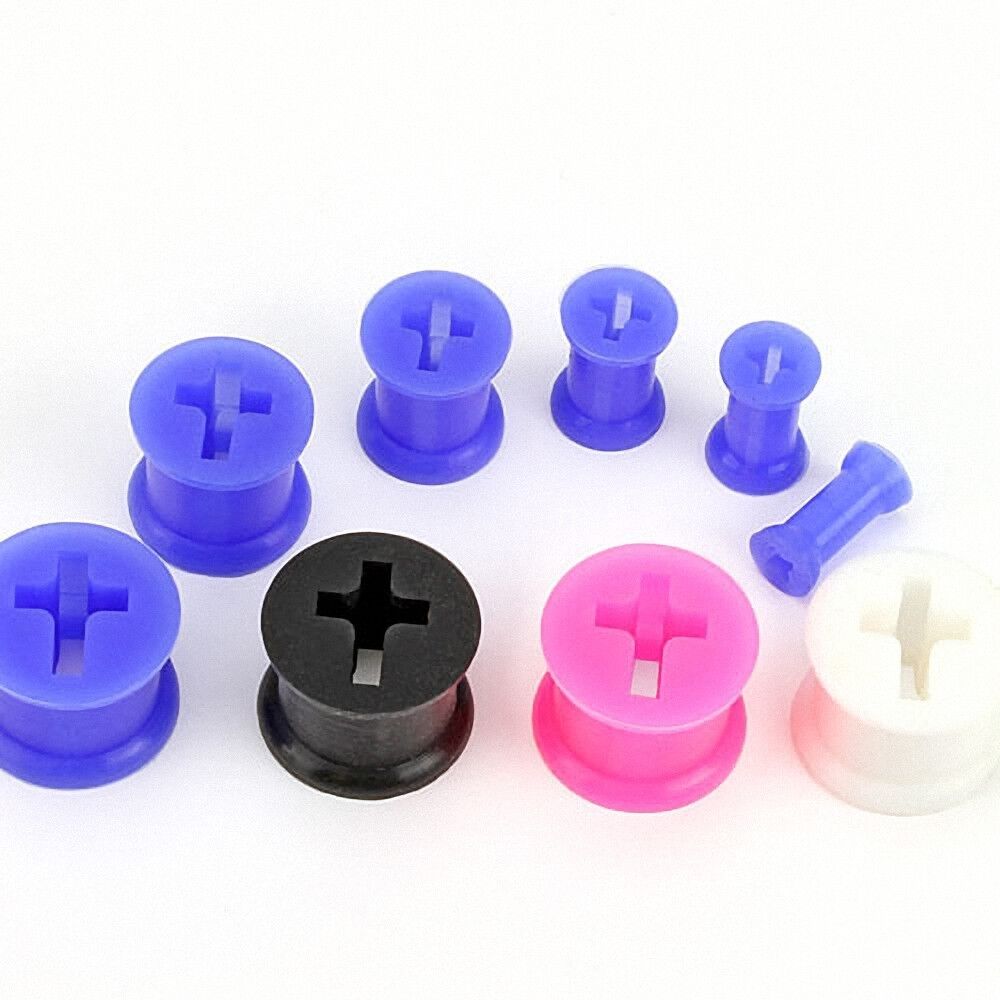 Piercing Street Piercing plug silicone croix -