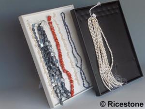 Ricestone 1ga) Grand plateau 35x45 cm pour collier.