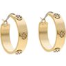 Fülbevaló Tory Burch Miller Stud Koop Earring 65094 Tory Gold 720 Arany 00