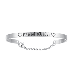 Luca Barra BRACCIALE DONNA IN ACCIAIO DO WHAT YOU LOVE