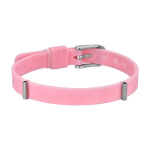 Luca Barra BRACCIALE DONNA IN SILICONE ROSA