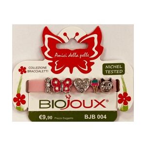 SANICO Srl BioJoux BRACCIALETTO ROSE SILICON Con CHARMS