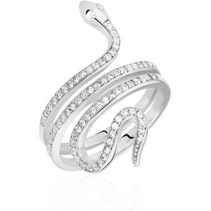 Stroili Anello Silver Moments Argento Rodiato Cubic Zirconia Collezione: Silver Moments - Misura 58 Bianco