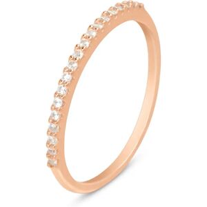 Stroili Anello Semi-eternity Silver Elegance Argento Rosa Cubic Zirconia Collezione: Silver Elegance - Misura 58 Rosa