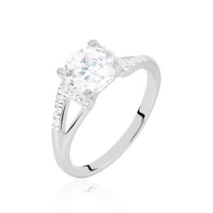 Stroili Anello Silver Elegance Argento Rodiato Cubic Zirconia Collezione: Silver Elegance - Misura 58 Bianco