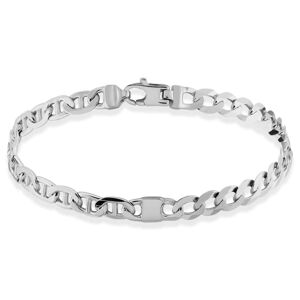 Stroili Bracciale Catena Gentleman Argento Rodiato Collezione: Gentleman Bianco