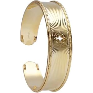 Stroili Bracciale bangle rosa dei venti in bronzo doratoBangle placcato oro con pietra blu e zirconi Collezione: Sunlife Giallo