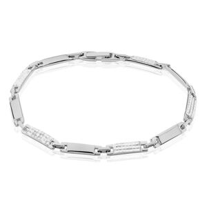 Stroili Bracciale Silver Shine Argento Rodiato Cubic Zirconia Collezione: Silver Shine Bianco