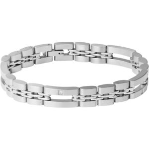 Stroili Bracciale Man Code Acciaio Cubic Zirconia Collezione: Man Code Bianco