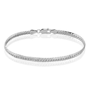 Stroili Bracciale Catena Gentleman Argento Rodiato Collezione: Gentleman Bianco