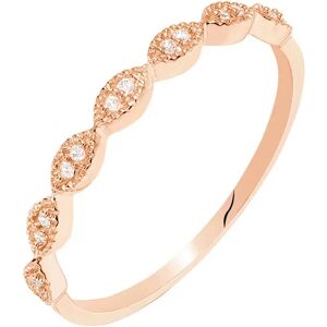 Stroili Anello Fantasia Claire Oro Rosa Cubic Zirconia Collezione: Claire - Misura 54 Oro Rosa