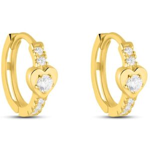 Stroili Orecchini A Cerchio Claire Oro Giallo Cubic Zirconia Collezione: Claire Oro Giallo