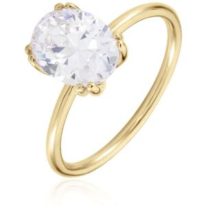 Stroili Anello Golden Dream Placcato Oro Giallo Cubic Zirconia Collezione: Golden Dream - Misura 56 Giallo