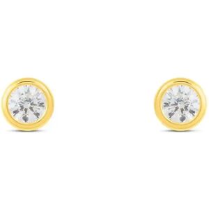 Stroili Orecchini Lobo Punto Luce Claire Oro Giallo Cubic Zirconia Collezione: Claire Oro Giallo