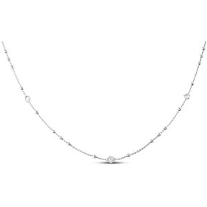 Stroili Collana Silver Elegance Argento Rodiato Cubic Zirconia Collezione: Silver Elegance Bianco