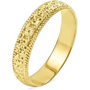 Stroili Fede Classica Diamantata 4 mm Oro Giallo Collezione: Fede Fantasia 375/1000 Oro Giallo