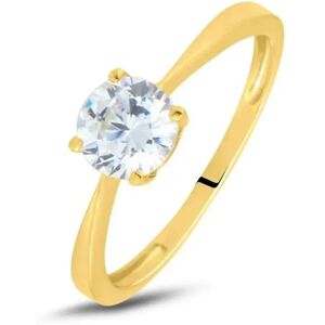 Stroili Anello Solitario Claire Oro Giallo Cubic Zirconia Collezione: Claire - Misura 58 Oro Giallo