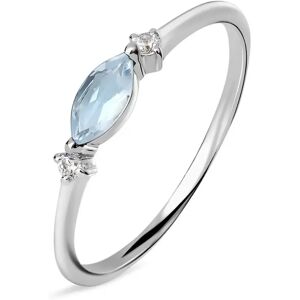 Stroili Anello Solitario Amélie Oro Bianco Topazio Cubic Zirconia Collezione: Amélie - Misura 56 Oro Bianco