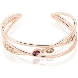 Stroili Bangle in metallo rosato e pietre colore rosa Collezione: Violet