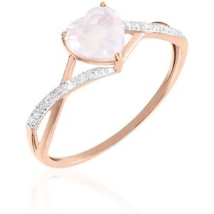 Stroili Anello Amélie Oro Rosa Quarzo Cubic Zirconia Collezione: Amélie - Misura 54 Oro Rosa