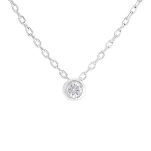 Stroili Collana Punto Luce Grace Oro Bianco Diamante Collezione: Grace Oro Bianco