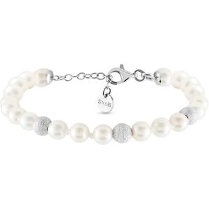 Stroili Bracciale Silver Pearls Argento Rodiato Perla sintentica Collezione: Silver Pearls Bianco