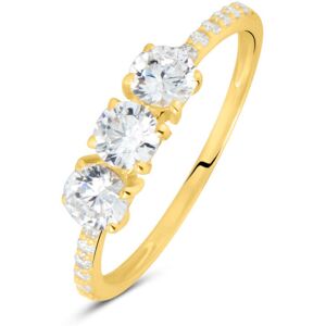 Stroili Anello Trilogy Claire Oro Giallo Cubic Zirconia Collezione: Claire - Misura 52 Oro Giallo