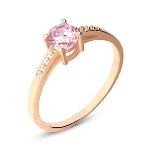 Stroili Anello Solitario Silver Rainbow Argento Rosa Cubic Zirconia Collezione: Silver Rainbow - Misura 56 Rosa