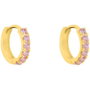 Stroili Orecchini A Cerchio Toujours Oro Giallo Cubic Zirconia Collezione: Toujours Oro Giallo