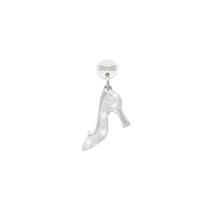 Stroili Charm in argento rodiato e glitter Collezione: Love Beats Bianco