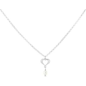 Stroili Collana Silver Pearls Argento Rodiato Perla sintentica Collezione: Silver Pearls Bianco