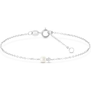 Stroili Bracciale Gabrielle Oro Bianco Perla D'Acqua Dolce Cubic Zirconia Collezione: Gabrielle Oro Bianco