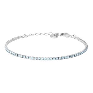 Stroili Bracciale Tennis Romantic Shine Metallo Cristallo Collezione: Romantic Shine Bianco