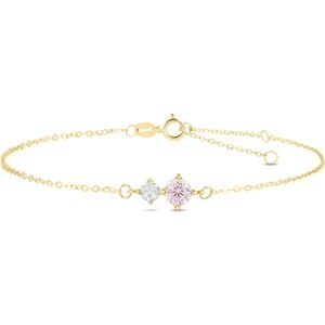 Stroili Bracciale Doppio Punto Luce Claire Oro Giallo Cubic Zirconia Collezione: Claire Oro Giallo