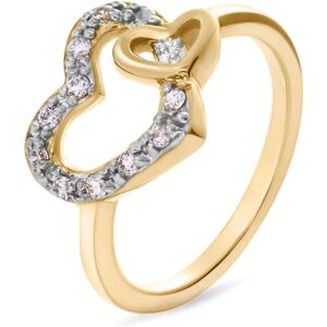 Stroili Anello Fantasia Golden Dream Placcato Oro Giallo Cubic Zirconia Collezione: Golden Dream - Misura 52 Giallo