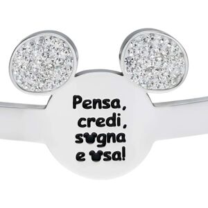 Stroili Bangle Lady Message Acciaio Disney e Cristalli Collezione: Lady Message Argentato