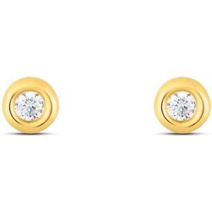 Stroili Orecchini Lobo Punto Luce Bon Ton Oro Giallo Cubic Zirconia Collezione: Bon Ton Oro Giallo