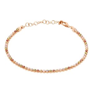 Stroili Bracciale Tennis Silver Rainbow Argento Rosa Cubic Zirconia Collezione: Silver Rainbow Rosa