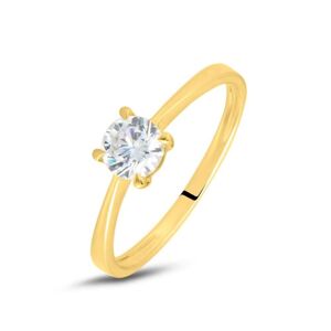 Stroili Anello Solitario Claire Oro Giallo Cubic Zirconia Collezione: Claire - Misura 52 Oro Giallo