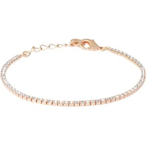 Stroili Bracciale Tennis Romantic Shine Metallo Rosa Cristallo Collezione: Romantic Shine Rosa