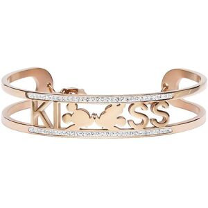 Stroili Bangle Lady Message Acciaio Rosato Disney e Cristalli Collezione: Lady Message Rosa