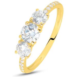 Stroili Anello Trilogy Claire Oro Giallo Cubic Zirconia Collezione: Claire - Misura 62 Oro Giallo