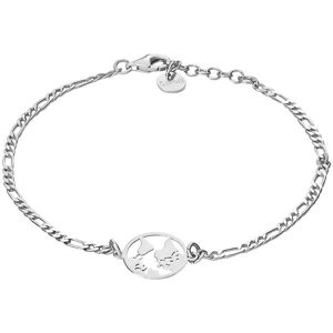 Stroili Bracciale Catena Gentleman Argento Rodiato Collezione: Gentleman Bianco